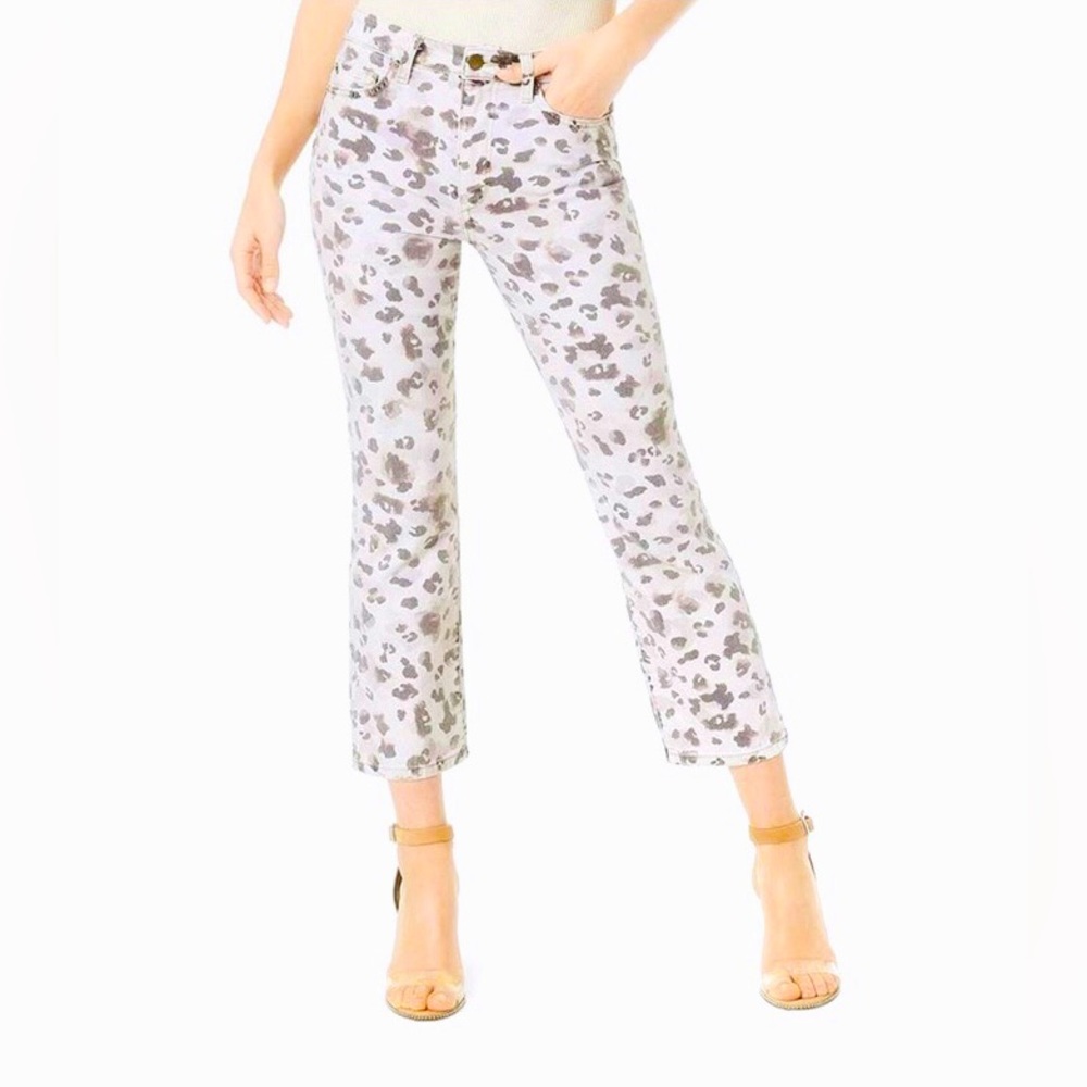 NWT Joe’s Jeans The Callie Cropped Bootcut Animal Print Jeans MSRP: $228